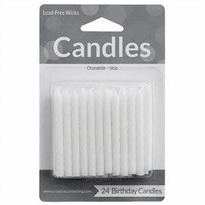 Candle Solid, White