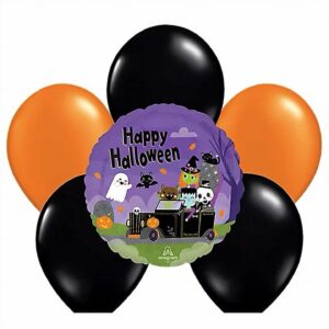 6pc Halloween Balloon Bouquet