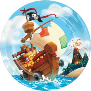 Pirate 9" Plates 8CT