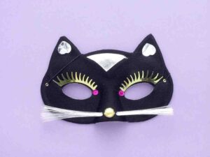 1/2 Mask Kitty Cat