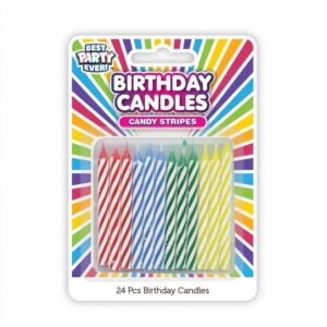 Birthday Candle Stripes