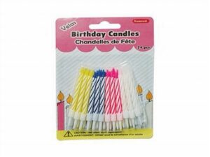 Birthday Candles W/Holders