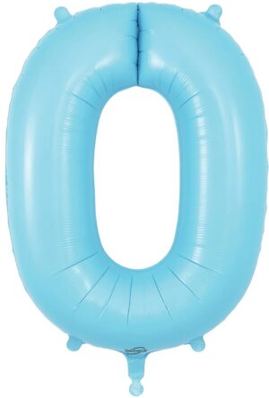 34" Matte Blue Mylar Number Balloon
