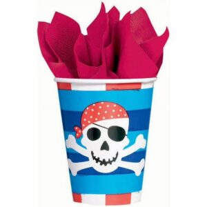 Pirate 9oz Paper Cups 8ct