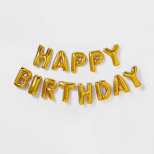 70" Happy Birthday Balloon Banner
