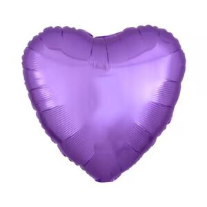 18" Solid Color Heart Mylar Balloon