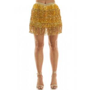 Fringe Skirt Gold Adult