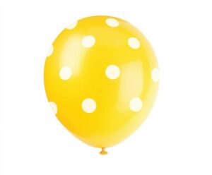 12" Polka Dot Latex Balloons 8CT
