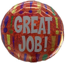 18" Great Job! Foil Balloon