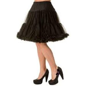 Black Full Petticoat