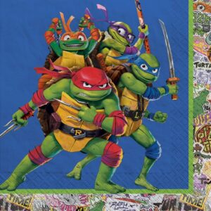 Tmnt Mutant Mayhem Lunch Napkins 16CT