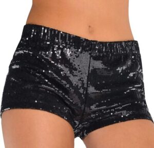 Black Sequin Boyshorts Adult