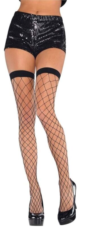 Fishnet Thigh Highs