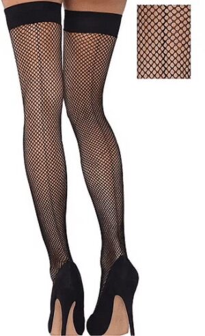 Fishnet High/Back Seam