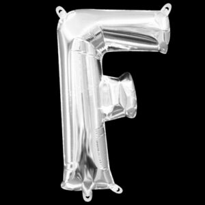 Silver Super Shape Letter Balloon