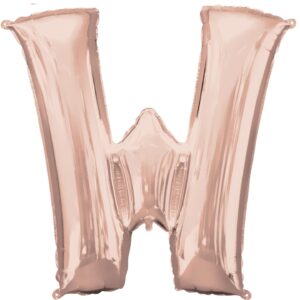 Rose Gold Super Shape Letter Balloon