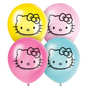 12" Hllo Ktty Frnds Balloons 8CT