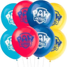 12" Paw Patrol Balloons 8CT
