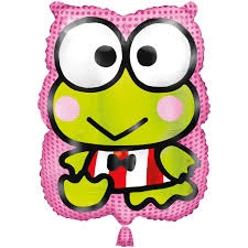 15.75" Keroppi Shaped Mylar Balloon