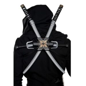 Ninja Swords Sai & Star Sheath Backpack Set