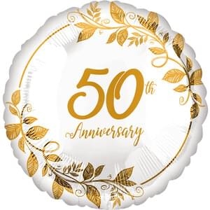 18" 50th Anniversary Balloon
