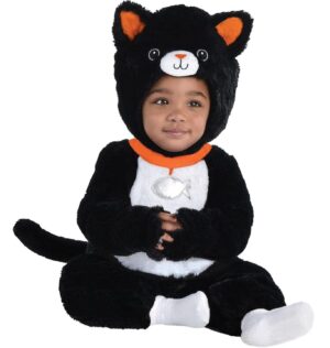 Black Cuddly Cat Infant Costume