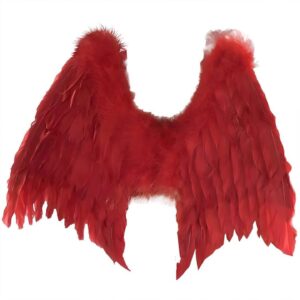 22" Red Devil Feather Wings