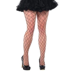 Black Big Diamond Stocking Plus Size
