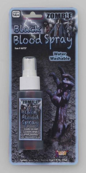 Zombie Black Blood Spray