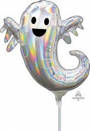 14" Iridescent Ghost Balloon