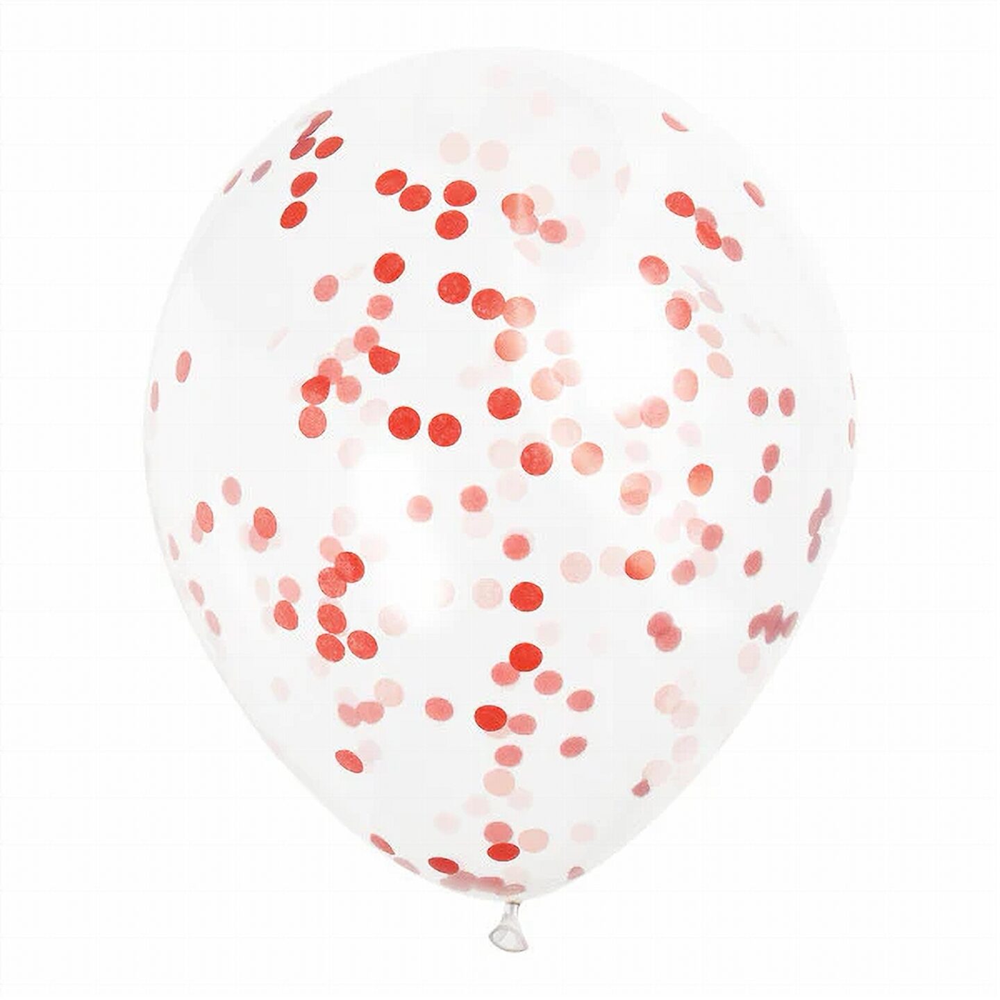 12" Confetti Balloon 6CT