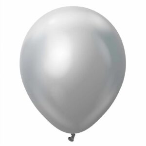 18" Solid Chrome Latex Balloons 3CT