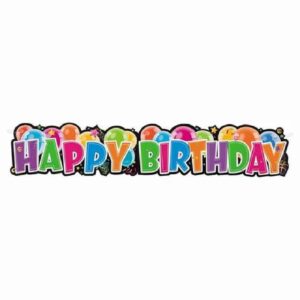 Giant Jointed Birthday Banner 4.5FT