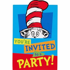 Dr. Seuss Postcard Invitation