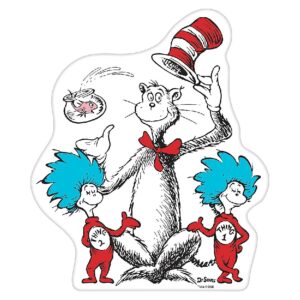Dr Seuss Small Black Cut Out