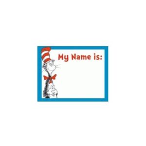 Cat In The Hat Name Tags