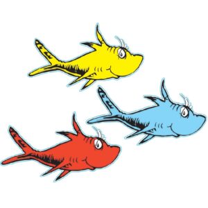 Dr Seuss One Fish Two Cout Outs