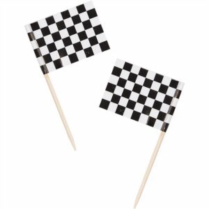 Black And White Checker Flag Picks