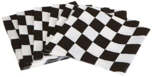 Black And White Checker Lunch Napkins 16CT