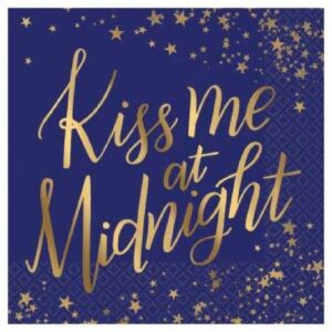 Kiss Me At Midnight Beverage Napkins 16CT