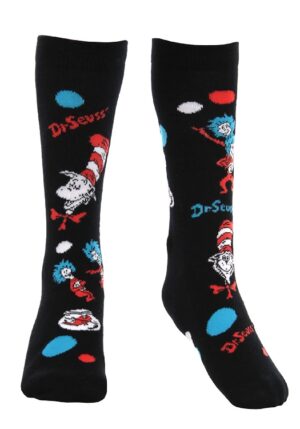 Cat In The Hat Pattern Socks Child