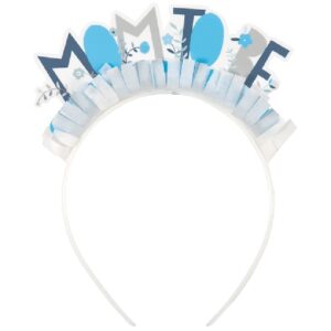 Blue Mom To Be Headband