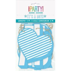 Blue Its A Boy Letter Banner