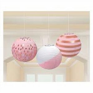 Round Paper Lanterns 3CT