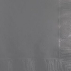 Glamour Gray Beverage Napkin 50ct