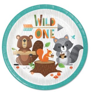 Wild One Woodland Lunch Plate, Wild One