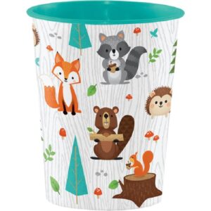 Wild One Woodland Plastic Keepsake Cup 16 Oz