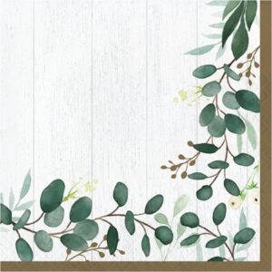 Eucalyptus Greens Lunch Napkins