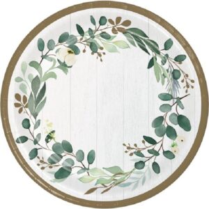 Eucalyptus Greens Banquet Plates