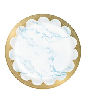 Blue Marble Lunch Plate